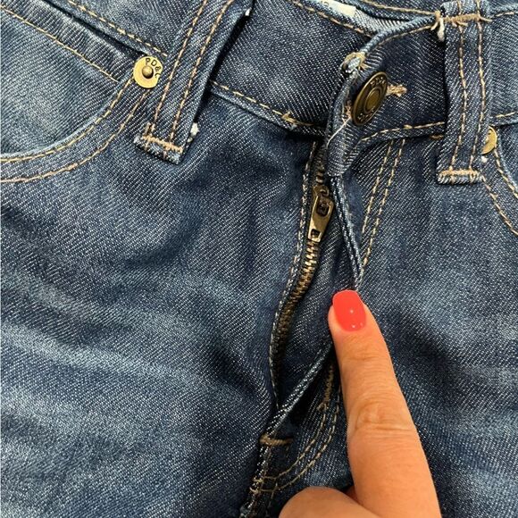 Paper Denim & Cloth Boys Straight Leg Jeans Whisker Denim Medium Wash Size 12 - Picture 7 of 10